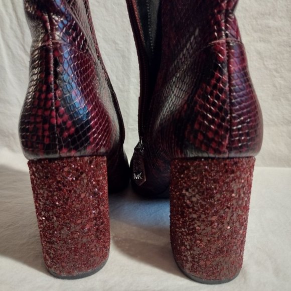 🌎 Michael Kors || 3.5" Marcella Leather Ankle Boot - Picture 6 of 15